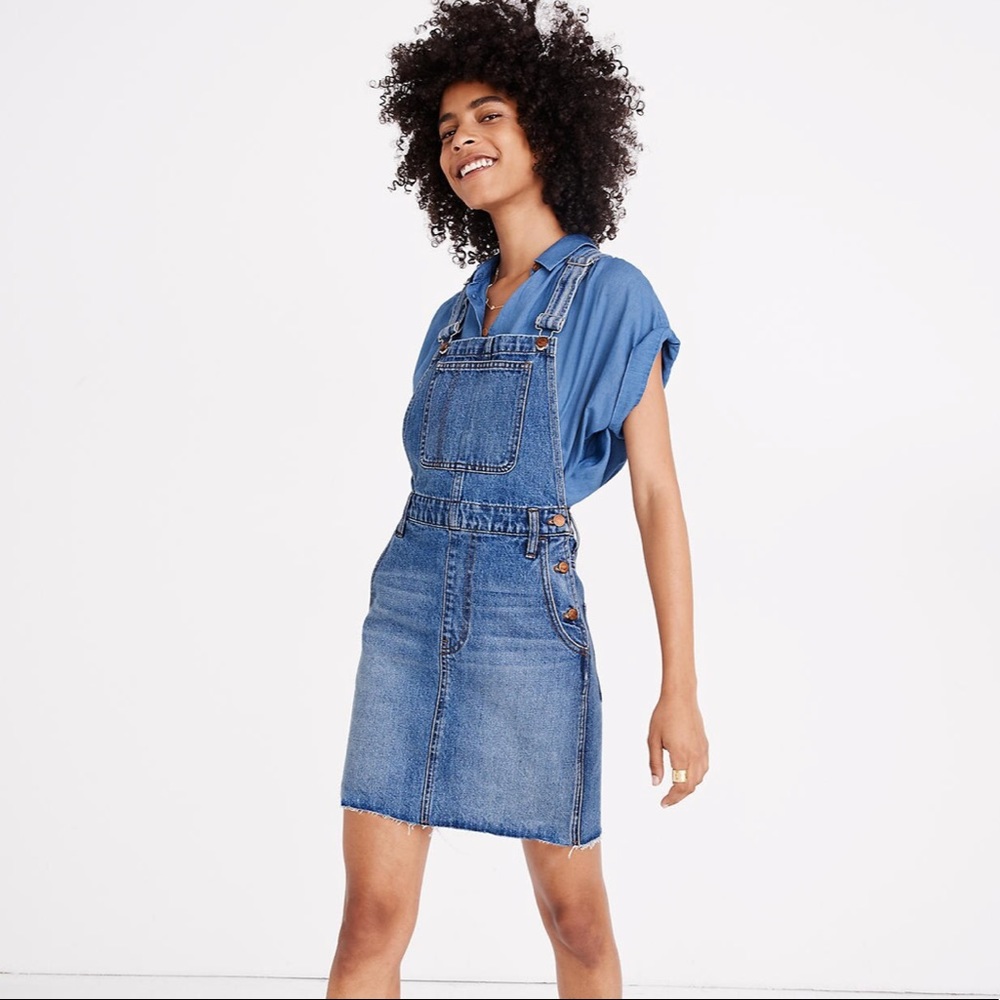 Madewell Denim Overall Dress